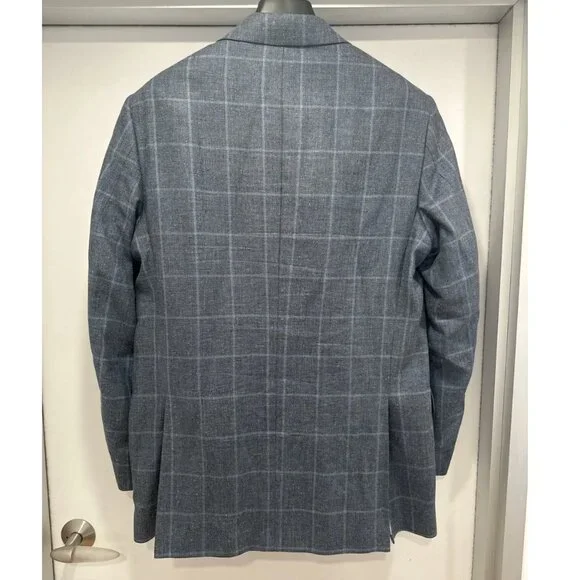 Jos. A. Bank. Blue Windowpane Blazer - Size 40L